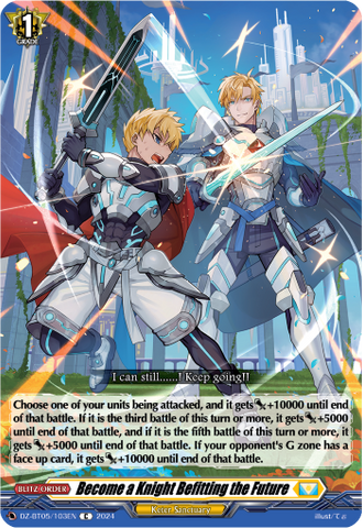 Become a Knight Befitting the Future - DZ-BT05/103EN