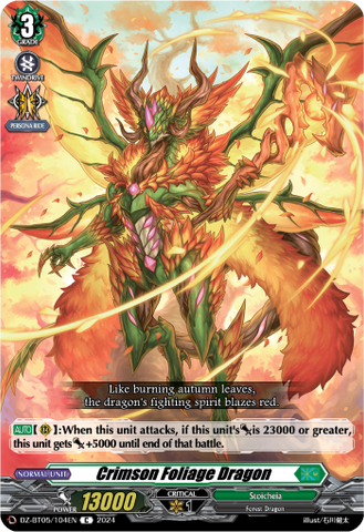 Crimson Foliage Dragon - DZ-BT05/104EN