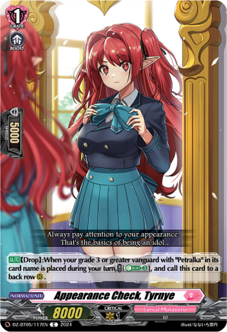 Appearance Check, Tyrnye - DZ-BT05/117EN