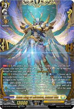 Fated King of Miracles, Rezael Vita (FFR) - DZ-BT05/FFR10EN