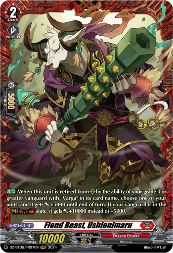 Fiend Beast, Ushionimaru (FR) - DZ-BT05/FR07EN