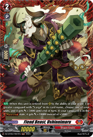 Fiend Beast, Ushionimaru (FR) - DZ-BT05/FR07EN