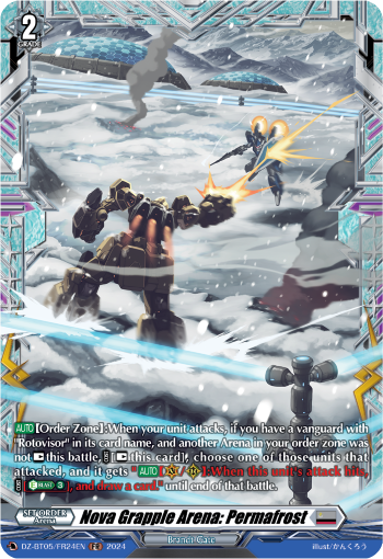 Nova Grapple Arena: Permafrost (FR) - DZ-BT05/FR24EN