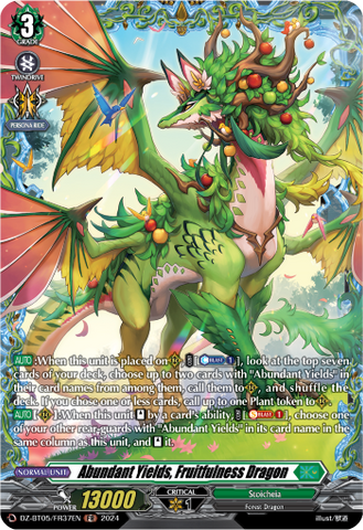 Abundant Yields, Fruitfulness Dragon (FR) - DZ-BT05/FR37EN
