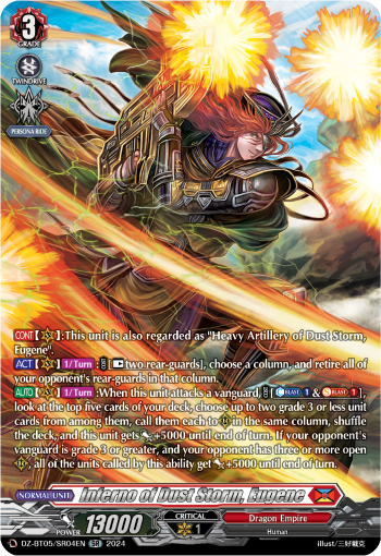 Inferno of Dust Storm, Eugene (SR) - DZ-BT05/SR04EN