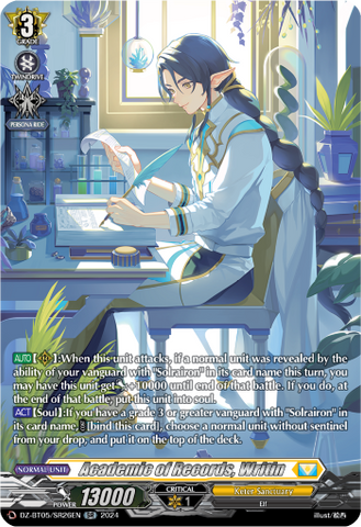 Academic of Records, Writin (SR) - DZ-BT05/SR26EN