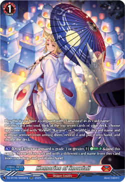 Memories of Snowfall (SR) - DZ-BT06/SR09EN