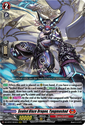 Sealed Blaze Dragon, Yyugmashad - DZ-BT07/003EN