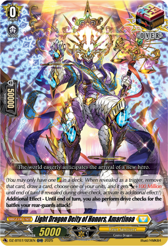 Light Dragon Deity of Honors, Amartinoa - DZ-BT07/023EN
