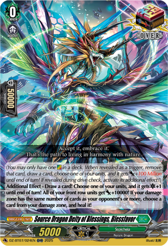 Source Dragon Deity of Blessings, Blessfavor - DZ-BT07/024EN