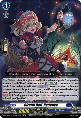 Direful Doll, Patience - DZ-BT07/036EN