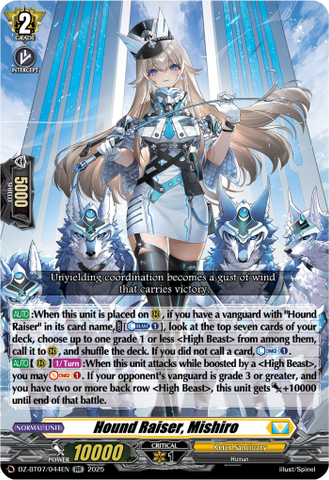 Hound Raiser, Mishiro - DZ-BT07/044EN