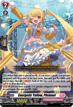 Energetic Yellow, Pleinnel - DZ-BT07/051EN