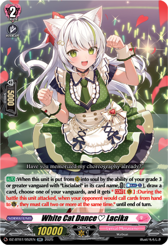 White Cat Dance♡ Lacika - DZ-BT07/052EN