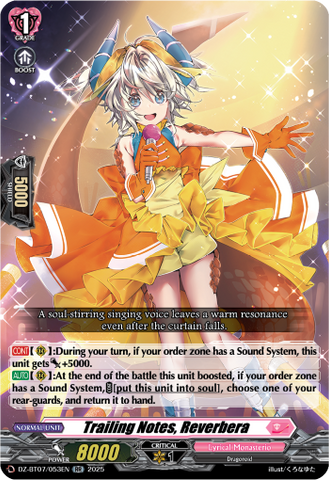Trailing Notes, Reverbera - DZ-BT07/053EN