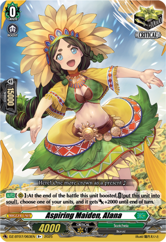 Aspiring Maiden, Alana - DZ-BT07/063EN