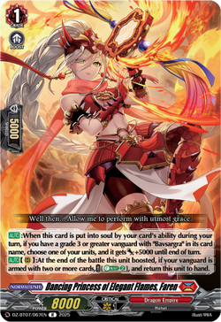 Dancing Princess of Elegant Flames, Faren - DZ-BT07/067EN