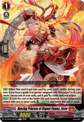 Dancing Princess of Elegant Flames, Faren - DZ-BT07/067EN