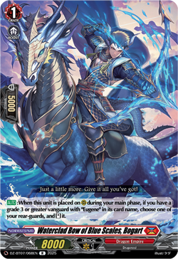 Waterclad Bow of Blue Scales, Bogart - DZ-BT07/068EN