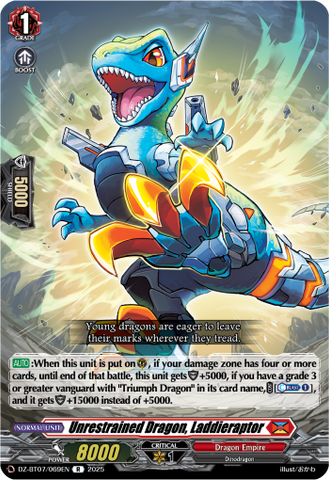 Unrestrained Dragon, Laddieraptor - DZ-BT07/069EN