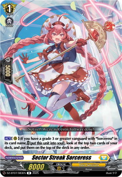 Sector Streak Sorceress - DZ-BT07/083EN