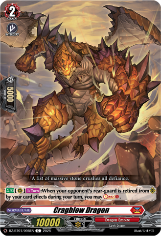 Cragblow Dragon - DZ-BT07/098EN