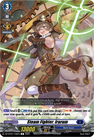 Steam Fighter, Irarum - DZ-BT07/106EN