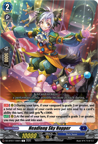 Headlong Sky Hopper - DZ-BT07/109EN