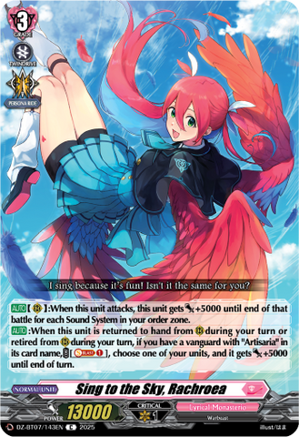 Sing to the Sky, Rachroea - DZ-BT07/143EN