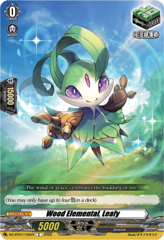 Wood Elemental, Leafy - DZ-BT07/155EN
