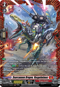 Searcannon Dragon, Vasgolmimus (FR) - DZ-BT07/FR02EN