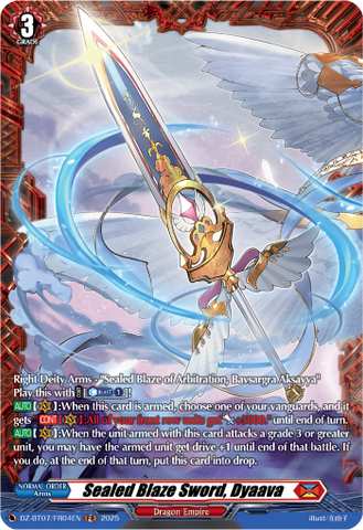 Sealed Blaze Sword, Dyaava (FR) - DZ-BT07/FR04EN