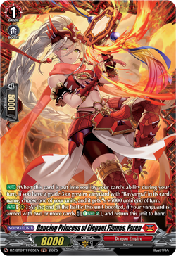 Dancing Princess of Elegant Flames, Faren (FR) - DZ-BT07/FR05EN