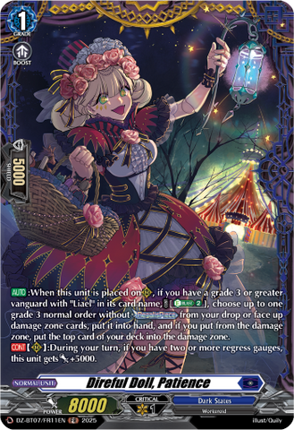 Direful Doll, Patience (FR) - DZ-BT07/FR11EN