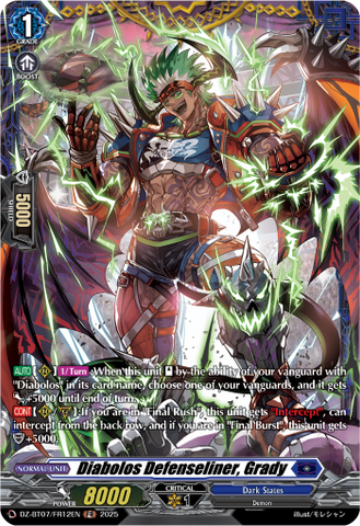 Diabolos Defenseliner, Grady (FR) - DZ-BT07/FR12EN
