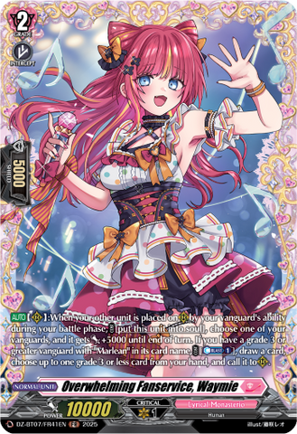 Overwhelming Fanservice, Waymie (FR) - DZ-BT07/FR41EN