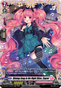 Shining Song in the Night Skies, Coprni (FR) - DZ-BT07/FR47EN