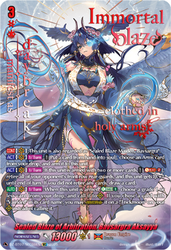 Sealed Blaze of Arbitration, Bavsargra Aksayya (SEC) - DZ-BT07/SEC01EN