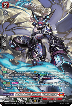 Sealed Blaze Dragon, Yyugmashad (SR) - DZ-BT07/SR03EN