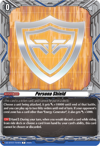 Persona Shield - DZ-BT07/T04EN