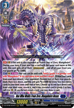 One Who Walks From Zero, Blangdmire Nexus - DZ-BT08/004EN