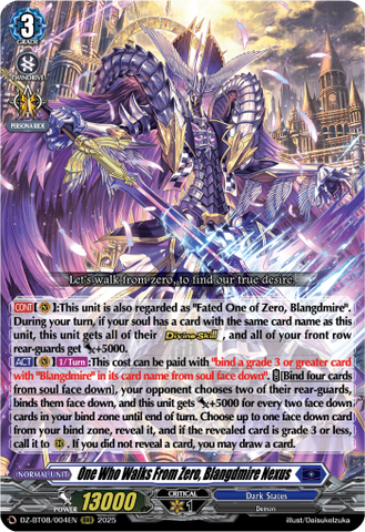 One Who Walks From Zero, Blangdmire Nexus - DZ-BT08/004EN