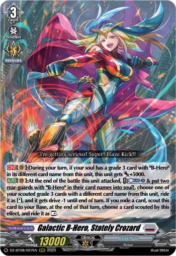 Galatic B-Hero, Stately Crozard - DZ-BT08/007EN