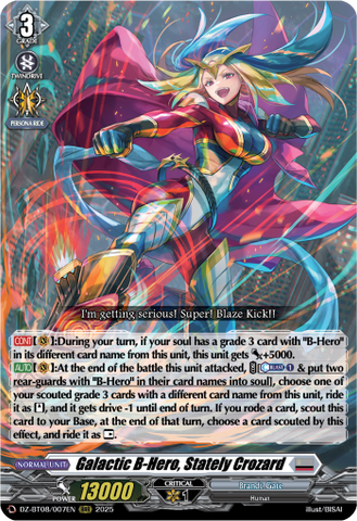 Galatic B-Hero, Stately Crozard - DZ-BT08/007EN