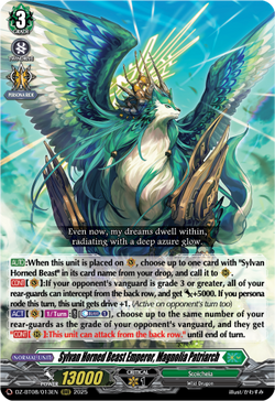 Sylvan Horned Beast Emperor, Magnolia Patriach - DZ-BT08/013EN