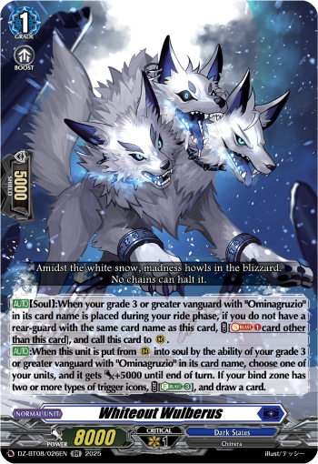 Whiteout Wulberus - DZ-BT08/026EN