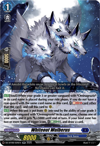 Whiteout Wulberus - DZ-BT08/026EN