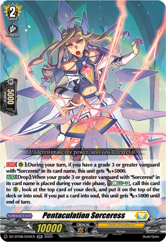 Pentaculation Sorceress - DZ-BT08/034EN