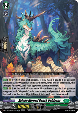 Sylvan Horned Beast, Voldyaar - DZ-BT08/037EN