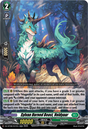 Sylvan Horned Beast, Voldyaar - DZ-BT08/037EN